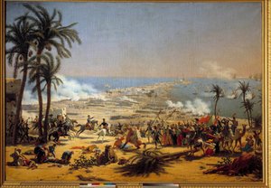 Campaña de Egipto (1798-1801): La Batalla de Aboukir (25 de julio) de Louis Lejeune