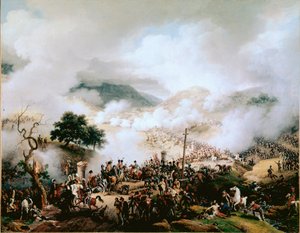 Guerras Napoleónicas (Guerra de España): la batalla de Somosierra, el 30/11/1808 de Louis Lejeune
