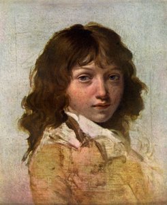 Cabeza de un niño, principios del siglo XIX de Louis Leopold Boilly