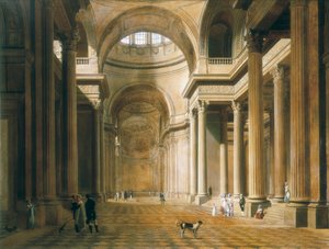 Interior del Panteón en París de Louis Leopold Boilly