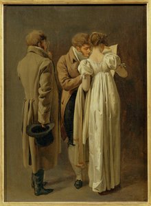 Los entusiastas de los grabados... de Louis Leopold Boilly