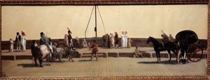 Paso del Puente Real en París de Louis Leopold Boilly