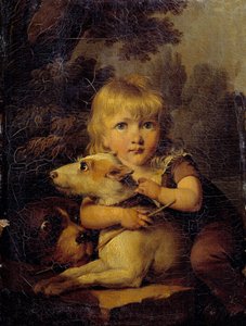 Retrato de Louis Arnault (1803-1885) niño de Louis Leopold Boilly