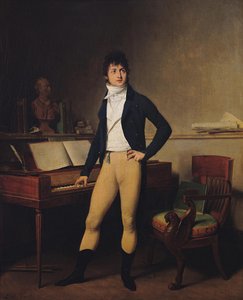 Retrato del compositor François-Adrien Boieldieu 1775-1834, 1800 de Louis Leopold Boilly