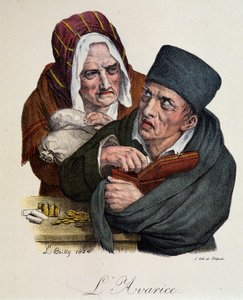 Los siete pecados capitales: Avaricia por Boilly