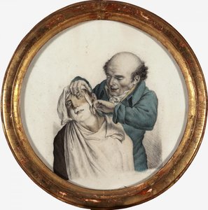 Barbero hábil, 1823 de Louis Leopold Boilly