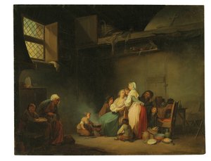Sopa para los gatos de Louis Leopold Boilly