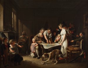 Lectura del Boletín del Gran Ejército de Louis Leopold Boilly