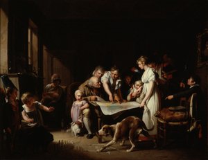 La lectura del Boletín del Gran Ejército de Louis Leopold Boilly
