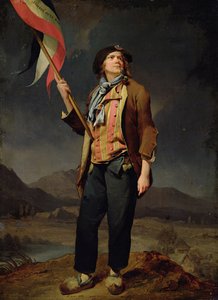 El cantante Chenard, como un Sans-Culotte de Louis Leopold Boilly