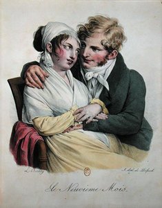 El noveno mes de embarazo de Louis Leopold Boilly