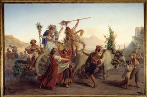 El regreso de la fiesta de la Madonna del Arco cerca de Nápoles de Louis Leopold Robert