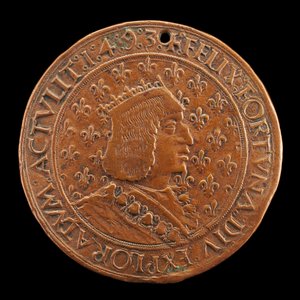 Carlos VIII, 1470-1498, Rey de Francia 1483 [anverso] de Louis Lepère
