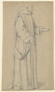 Monje de pie (recto) de Louis Licherie de Beurie
