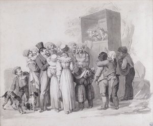 Louis-Léopold Boilly - El pobre gato (sketch) de Louis Leopold Boilly