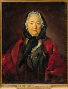 Presunto retrato de Madame de Graffigny (1695-1758) escritora francesa de Louis Tocqué