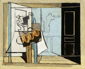 Lunes, la ventana abierta de Louis Marcoussis