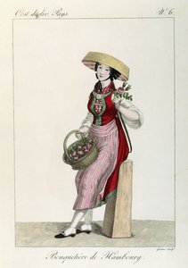Traje de las mujeres de Hamburgo