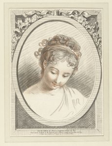 Busto de mujer joven Camiseta de mujer de Louis Marin Bonnet