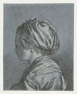 Retrato de una sirvienta moscovita Tête de servante moscovita de Louis Marin Bonnet