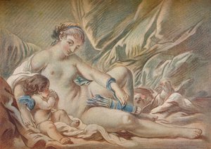 Venus y Cupido, siglo XVIII, 1919