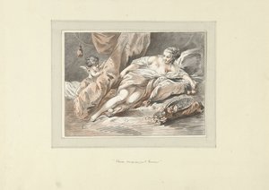 Venus es sorprendida por Cupido Venus sorpresa de l