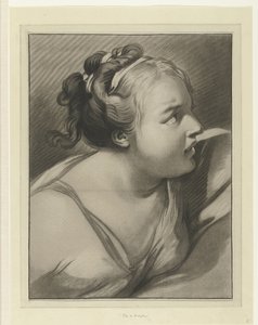 esposa de Potifar Tete de Putifar de Louis Marin Bonnet