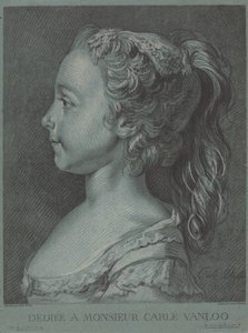 Marie-Rosalie Vanloo de Louis Marin Bonnet after Carle Van Loo