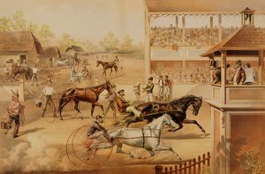 Listos para el trote Suban sus caballos de Louis Maurer