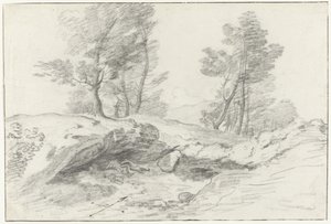 Grotte delle Capre aan de grens bij Nemorosa en Fredda
Viaje a Italia, Sicilia y Malta - 1778 (título de la serie) de Louis Mayer