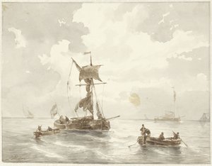 Paisaje marino de Louis Meijer