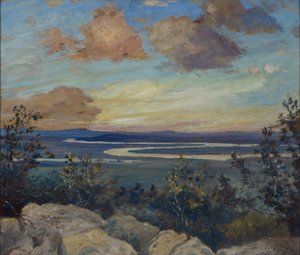 Río serpenteante de Louis Michel Eilshemius