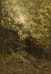Noche a través del bosque de Louis Michel Eilshemius