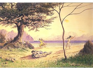 El rescate, c. 1900 de Louis Michel Eilshemius