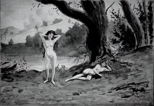 Dos desnudos de Louis Michel Eilshemius