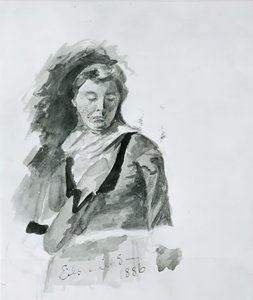 Figura de mujer, 1886 de Louis Michel Eilshemius