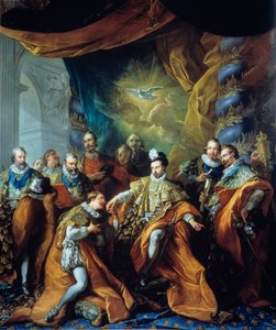 Institución de la Orden del Espíritu Santo por Enrique III