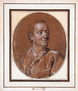 Retrato de Denis Diderot 1713-1784, 1767 de Louis Michel van Loo
