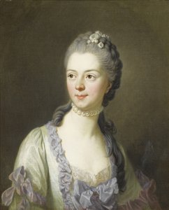 Retrato de Ekaterina Dmitrievna Golitsyna, de soltera Cantemir de Louis Michel van Loo