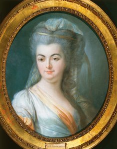Retrato de mujer velada de Louis Michel van Loo