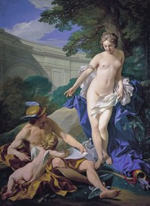 Venus, Mercurio y el Amor de Louis Michel van Loo