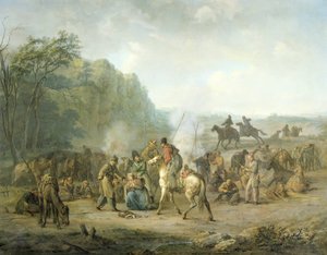 Vivac cosaco, 1813 de Louis Moritz