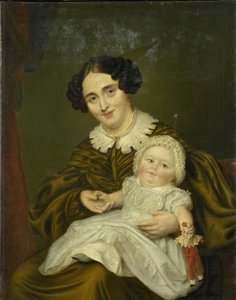 La Sra. Carp y su joven hijo de Louis Moritz