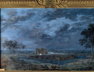 La captura de Gante en la noche del 10 al 11 de julio de Louis Nicolas van Blarenberghe