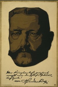Retrato del Mariscal de Campo General Paul von Hindenburg