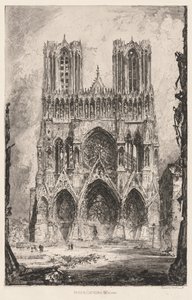 Catedral de Reims, fachada de Louis Orr