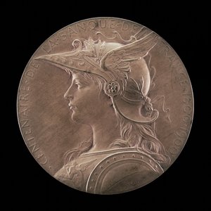Centenario del Banco de Francia, 1800-1900 [anverso], 1900 de Louis Oscar Roty