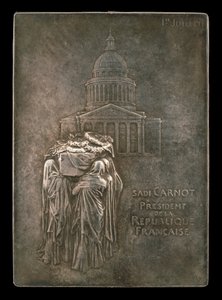 El cuerpo del presidente Sadi Carnot llevado al Panteón [anverso], 1894