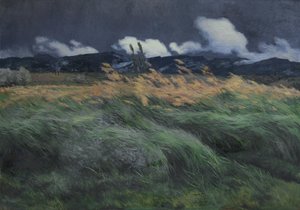 Paisaje de Louis Patru (signed by artist)