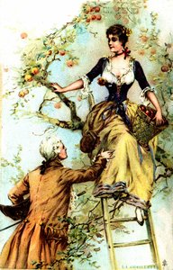 Recogida: Publicidad para el cacao Blooker 1874 (impresión)
